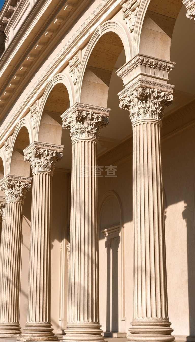 索非亞國(guó)家圖書(shū)館西里爾與美索迪烏斯分館 舊式建筑裝飾柱的藝術(shù)之美